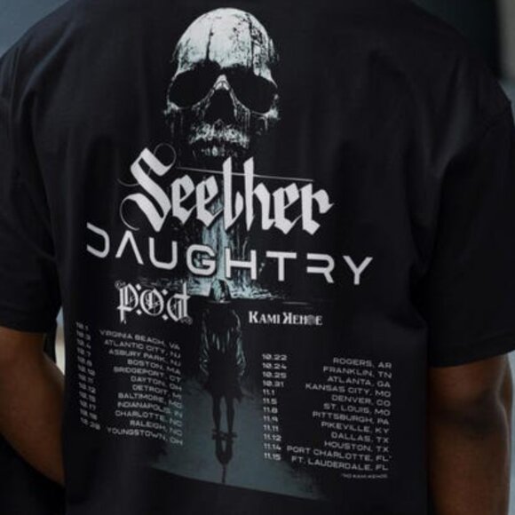 Seether x Daughtry Tour 2025 T-Shirt 140 - Picture 3 of 6
